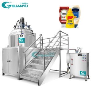 Guanyu Cosmetic Emulsifying Machine Homogenizer High Quality Vacuum Emulsifying Mixer Machine Emulsifier Homogenizer Mixer Cosmetic Manufacturing Emulsifying Mixer