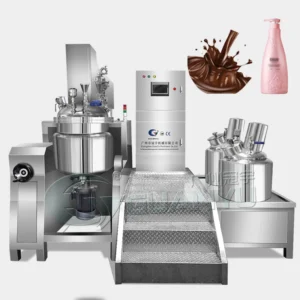 Guanyu emulsifying mixer machine 200l Cream Homogenizer Emulsifier Mixer Detergent Vacuum High Pressure Homogenizer Mixer