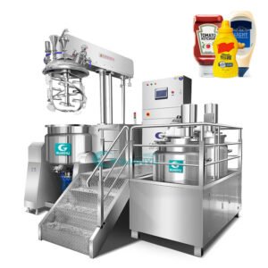 High Quality Mayonnaise Making Machine Chilli Paste Vacuum Homogenizer Commercial Tomato Paste Making Machine