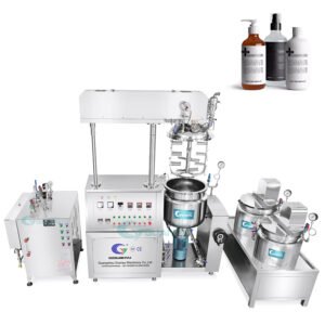 Guanyu Factory 200L Emulsifier Steam Heating Emulsifying Machine Conditioner Shampoo Cosmetic Cream Lotion  Hair Oil Shower Gel