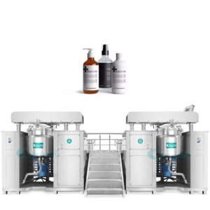 Guanyu High Quality Lotion Paste Serum Gel Vacuum Making Machine Homogeneous Emulsifying Machine Equipment Manufacturing Machine