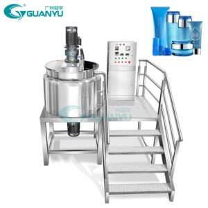 Standard Liquid Bath Soap Making Machine Cosmetic Lotion Cream Gel Paste Stirring Blend Vessel Industrial Mixing Equipment