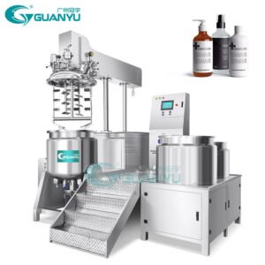 Guanyu Essence Vacuum Emulsifier Mixer Cosmetic Cream detergent Vacuum Homogenizer Emulsifying Mixer lotion Making Machine