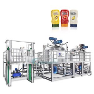 Factory Price Food Sauce Production Vacuum Mixer Emulsifying Homogenizer Mixing Tank Tomato Paste Mustard Cheese Making Machine