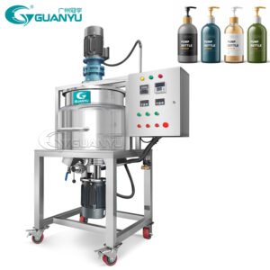 Small Combined Mixer Tank 500l 100l Liquid Soap Detergent Blending Mixer Mixing Tank Shampoo And Conditioner Making Machine