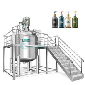 300l Heating Double Jacket Chemical Body Wash Liquid Hand Soap Mixing Tank Shampoo Liquid Detergent Mixer