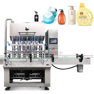 Filling Capping and Labeling Machine Ce Approved 4 6 Nozzles Full Automatic Lotion Cosmetic Liquid Soap Shampoo Paste Bottle