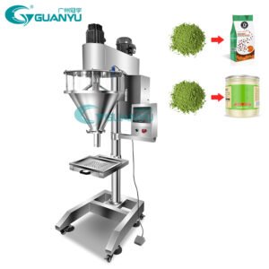 Semi Automatic Powder Filling Machine Coffee Flour Chili Pepper Milk Powder With Weight Auger Filler