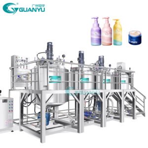 Electric Heat Homogenizing Mixing Vessel Liquid Washing Stirring Pot Steam Heating Shampoo Mixing Tank With Weighing System
