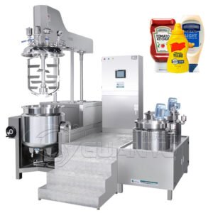 High Speed Shear Tomato Ketchup Paste Making Machine Stainless Steel Emulsifying Mixer Machine to Make Facial Cream