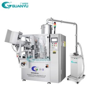 Guanyu Automatic Plastic Toothpaste Cosmetic Cream Ointment Small Honey Dressing Soft Tube Filling and Sealing Machine