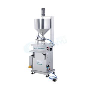 Guanyu Semi Automatic Mixing Heating High Viscous Material Gel Cream Filling Machine For Paste cream liquid Soap
