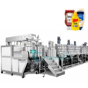 Vacuum Emulsifying Mixer Toothpaste Making Cosmetic Skin Cream Lotion Petroleum Jelly Making Machine