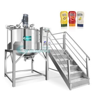 Wash Liquid Stainless Steel Mixing Tank Shampoo Blending Mixer Tank Laundry DetergentH Making Machine