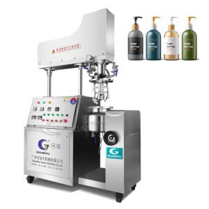 Cosmetic Homogenizer Mixer Body Lotion Making Equipment Vacuum Emulsifying Equipment Cream Production Line