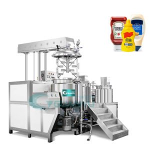 High Shear Vacuum Emulsifier Mixing For Paste Cosmetic Cream Vacuum Emulsifying Machine