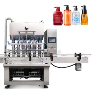Automatic Cosmetic Gel Mixing Filling Machine Liquid Soap Hand Wash Bottle Dish soap Filling Packing Capping Equipment