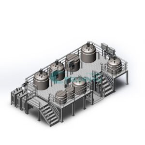 Laundry Detergent Shampoo Bath Cream Body Lotion Detergent Hair Color Processing Machine Emulsifying Machine Mixing Machi