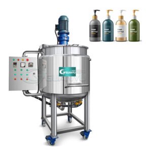 Liquid Wash Homogenizing Shampoo Detergent Mixer Blender Chemical Liquid Soap Mixing Tank Making Machine