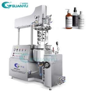 Hot Sale Electric Heating Bottom Vacuum Beauty Cream Lotion Vacuum Homogenous Emulsifier Foundation Ointment Emulsifying Machine