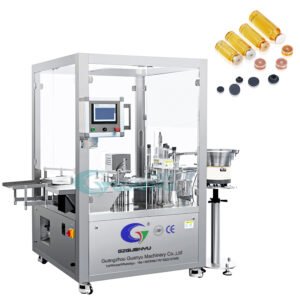 Guanyu 3ml 5ml 10ml  Application Glass Vial Bottles Filling And Sealing Machine Liquid Filler Capping Equipment