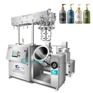Vacuum Hydraulic Lifting Homogenizing Mixing Machine Cosmetic Liquid Shampoo Viscosity  Lotion Blending  Eliminate Air Bubbles