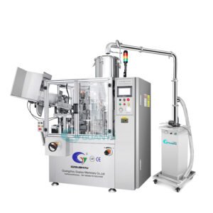 Guanyu Automatic Liquid Cream Various Ointments Soft Plastic Honey Gels Small Soft Alu Aluminum Tube Filling And Sealing Machine