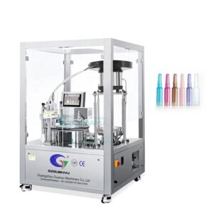 Ampoule Filling And Capping Machine Bottles Feeding Essential Oil Liquid Eye Drops Glass Plastic Silicone Bottle Guanyu Factory