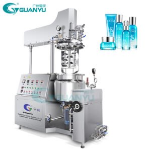 Vacuum Homogenizer Emulsify Cream Mixing Machine Emulsifying Cosmetic Lotion Cream Mixer Blender Homogenizer With Button