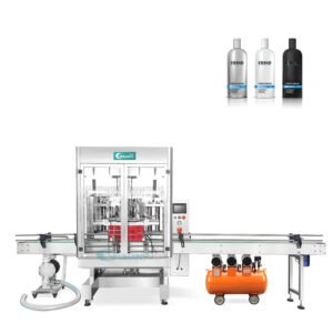 Hot Seller  6 Head Servo Filling Machine Submersible With Frame Laundry Detergent Shampoo Hand Sanitizer Liquid Washing Lotion