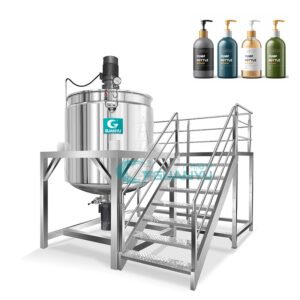 2000L Open Type Homogeneous Mixing Tank Fluid Paste Cream Cosmetic Face Cleanser Body Lotion Shampoo Chemicals  Mixing Machine