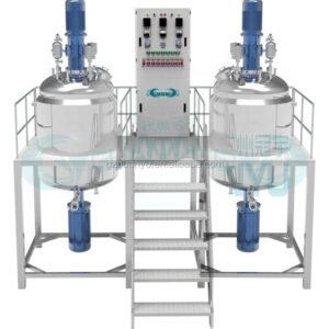 Guanyu High Shear Heating Mixing Tank Gel Mixer Shampoo Making Machine Liquid Dishwashing Mixer Blender