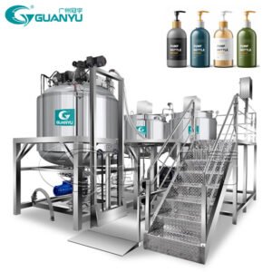 High Shear Liquid Chemical Mixer Stainless Steel Jacketed Reactor Mixing Tank Liquid Soap Making Machine