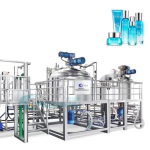 Vacuum Homogenizing Emulsifier Machine Cleanser Lotion Cream Cosmetic Making Machine Liquid Shampoo Soap Blending Equipment