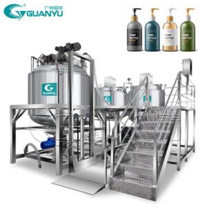 Guanyu High Quality Vacuum Homogenizing Emulsifier Cosmetic Cream Emulsifying Making Machine Hand Cream Homogenizer Vacuum Mixer