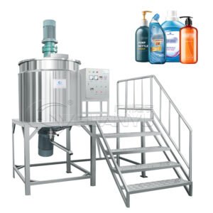 Gy 500l 1t 2t 5t Shower Gel Mixer Hand Sanitizer Liquid Chemical Mixing Tank Liquid Soap Making Machine