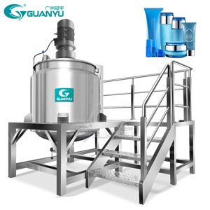 Guanyu Liquid Detergent Mixing Machine Shampoo Lotion Making Machine Shower Gel Mixing Belnding Stirring Tank with Homogenizer