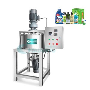 Industrial clipstick nail polishes agitator toner cosmetic making machinery homogenizer mixer tank paddle mixer