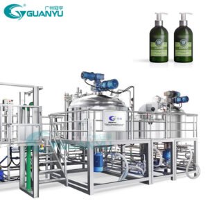 liquid soap making machine detergent vacuum homogenizer mixer machine shampoo mixing tank stirring vessel gel agitator tank