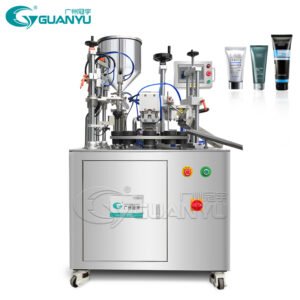 Hot Sell Automatic inner heatng plastic toothpaste cosmetic shampoo cream tube filling machine sealing factory price