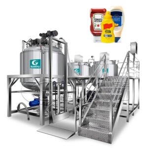 2000L Hair Wax Vacuum Emulsifier Hair Cream Making Machine Gel Mixing Tank Homogenizing Mixer Machine