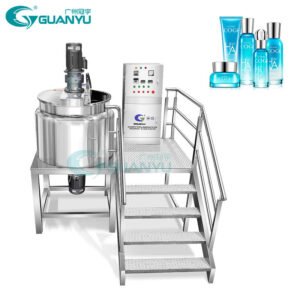 SUS304 500l 1000l Jacketed Electric Heated Mixing Tank Liquid Soap Agitator Detergent Mixer Vessel Blender