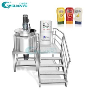 500l  Liquid Detergent Wash Homogenizing Shampoo Detergent Mixer Liquid Soap Blending Homogenizer Mixer Machine