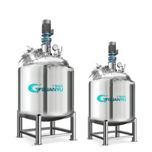 Stainless Steel Chemical Reactor Stirring Tank Chemical Reactor  Chemical Mixing Tank Reactors With Heating