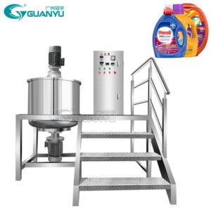 GUANYU 500L Emulsifiers Cosmetics Mixing Tank Electric Heating Tank Mixer