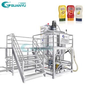 1000L steam heating homogenizer mixer machine tomato paste mixer tank ketchup mixing tank agitator blender stirring vessel