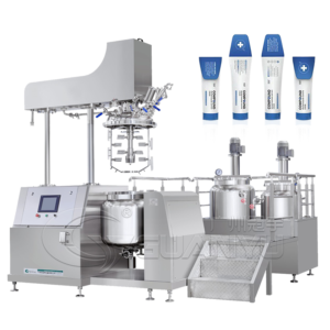 Ce High Quality Ointment Face Cream Cosmetic Emulsifier Shampoo Making Machine Body Lotion Vacuum Emulsifying Machine Tank