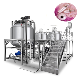 Homogenizer 100L 200L 500L Mixing Machine Cosmetic Cream Lotion Sealant Making Machine Silicone CE ISO Vacuum Emulsifying
