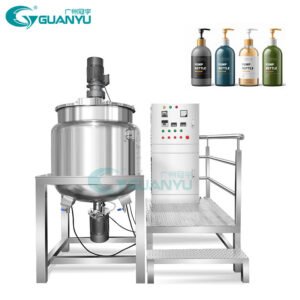 High Quality 300l Daily Chemical Iquid Soap Mixing Tanks Industrial Stainless Steel Bleander Mixing Tank for Shampoo