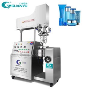 Guanyu 5l Cosmetic Mixer Vacuum Homogenizer Emulsifier Skin Whitening Cream Vacuum Homogenizing Making Machine